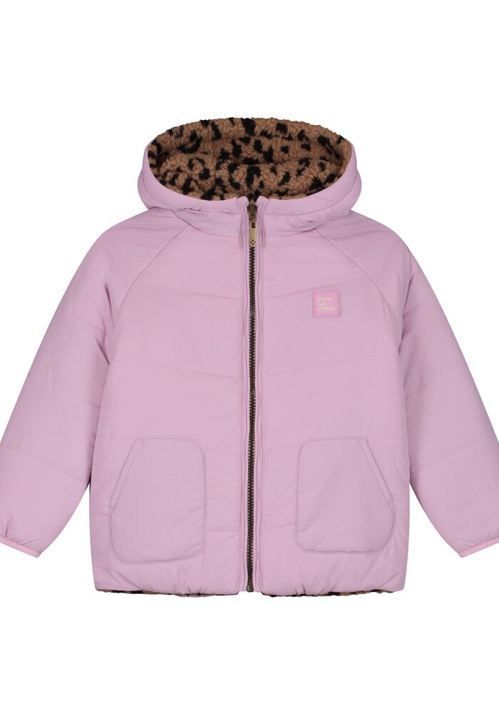 Stains and Stories girls reversible jacket Candy