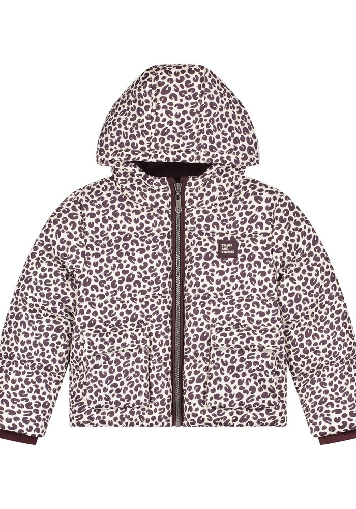 Stains and Stories girls jacket Cream