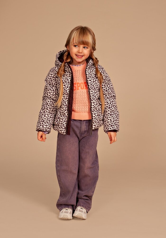 Stains and Stories girls jacket Cream