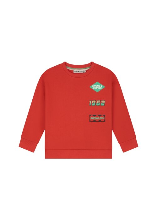 STAINS AND STORIES Stains and Stories boys sweatshirt Red |