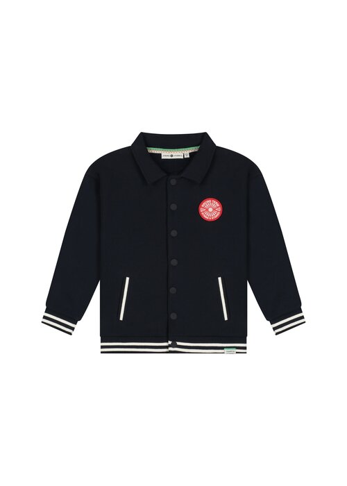 STAINS AND STORIES Stains and Stories boys sweat cardigan Navy
