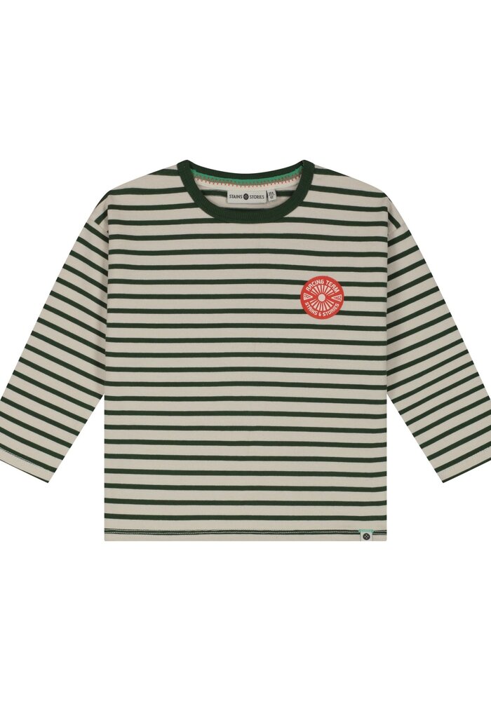 Stains and Stories boys t-shirt long sleeve Forest