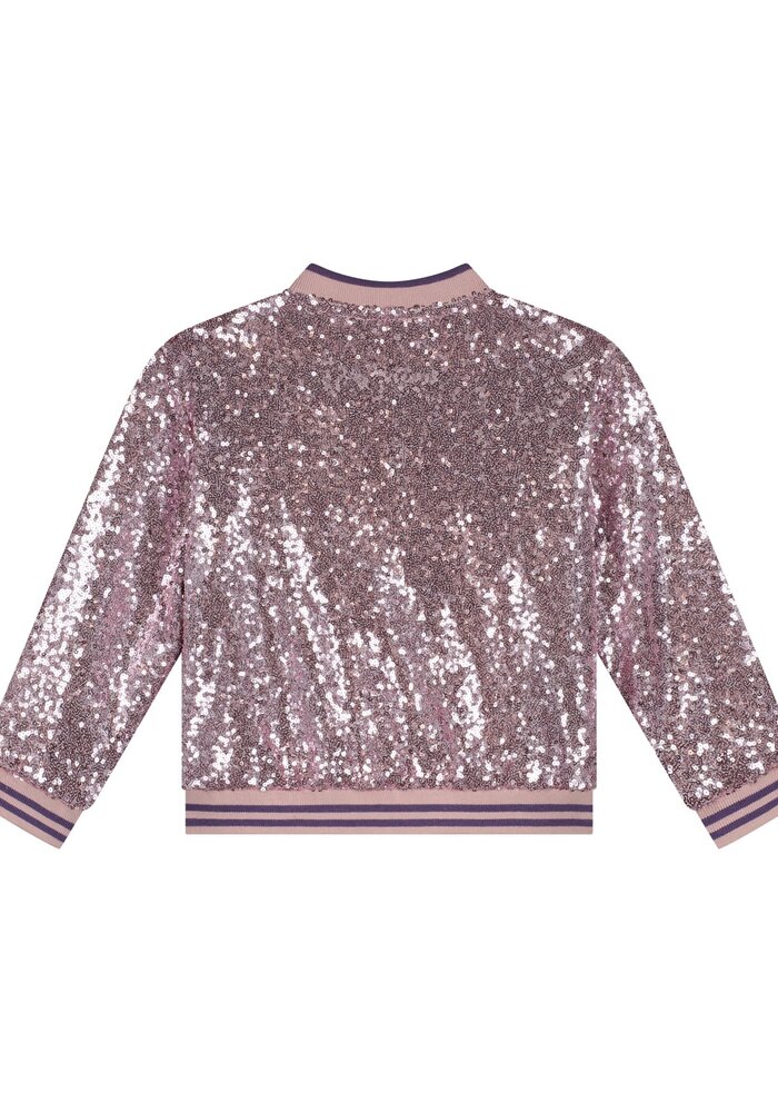 Stains and Stories girls sequins cardigan Lilac