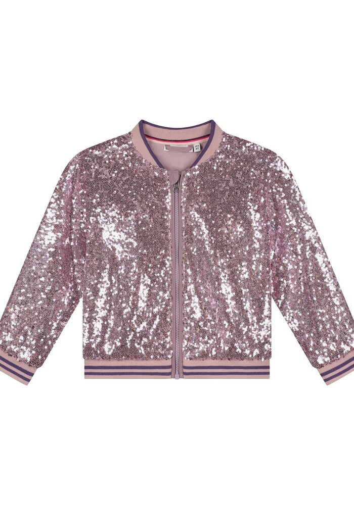 Stains and Stories girls sequins cardigan Lilac