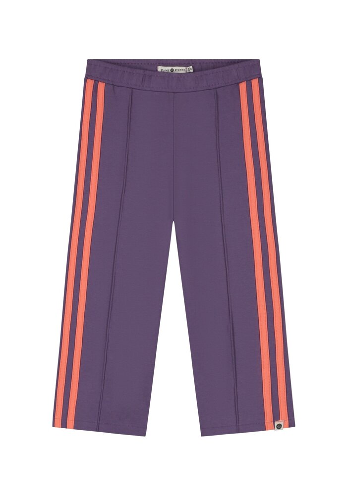Stains and Stories girls sweatpant Grape