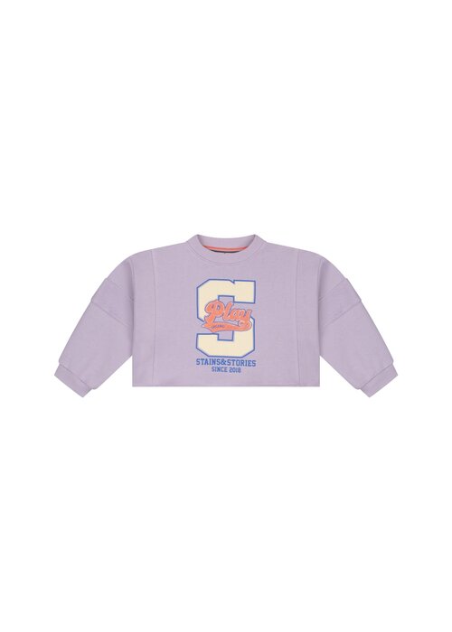 STAINS AND STORIES Stains and Stories girls sweatshirt Lilac