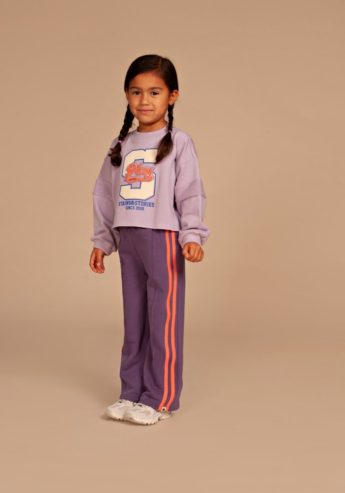 Stains and Stories girls sweatshirt Lilac