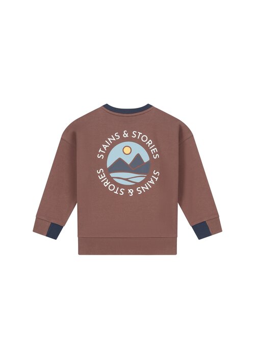 STAINS AND STORIES Stains and Stories boys sweat shirt Earth