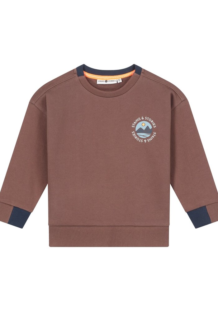 Stains and Stories boys sweat shirt Earth
