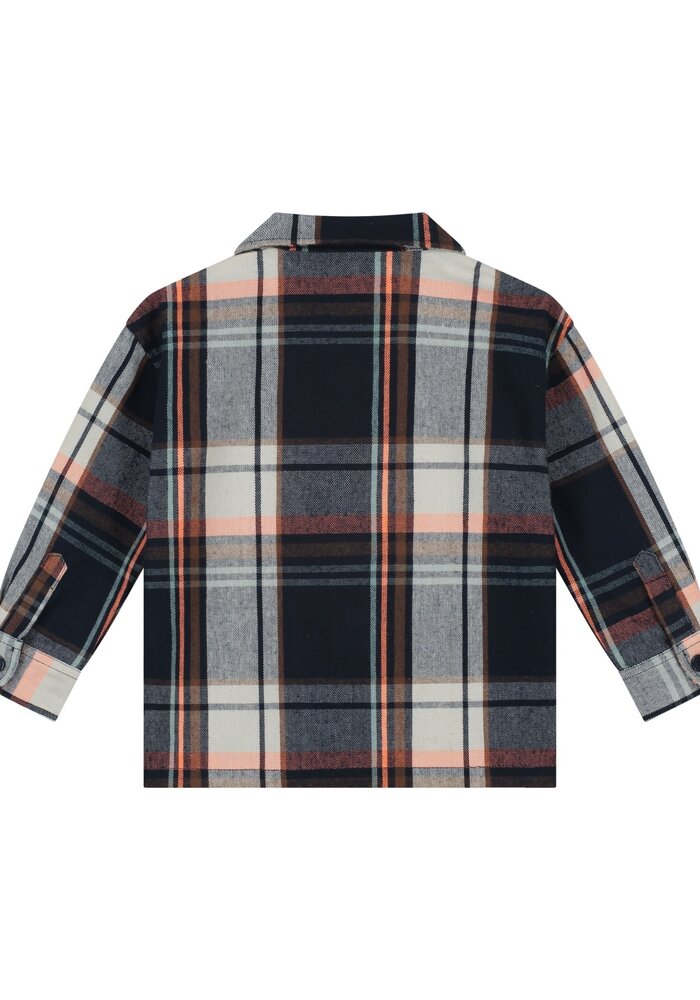 Stains and Stories boys overshirt Indigo