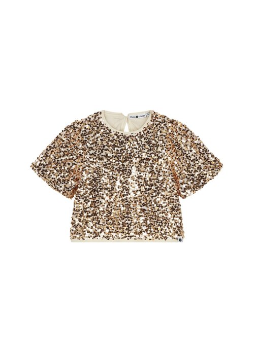 STAINS AND STORIES Stains and Stories girls blouse shortsleeve Gold