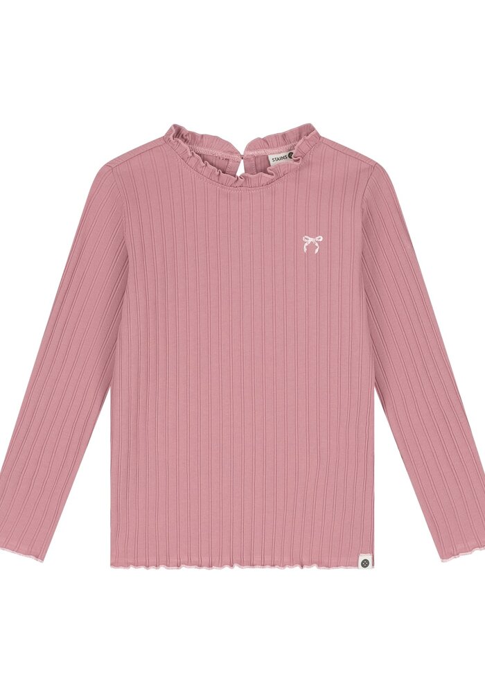 Stains and Stories girls tee longsleeve Rosewood