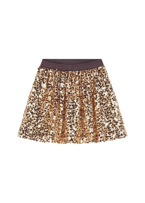 STAINS AND STORIES Stains and Stories girls sequin skirt Gold