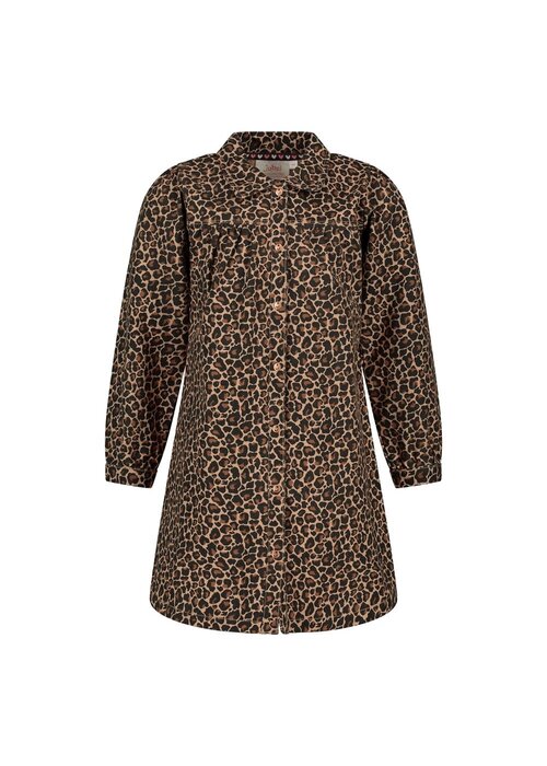Jubel Jubel Denim jurk AOP - City Chic Zand
