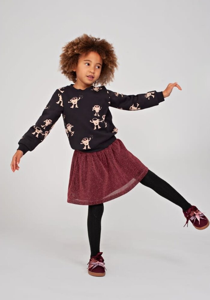 Jubel Sweater AOP relaxed fit - City Chic Antraciet