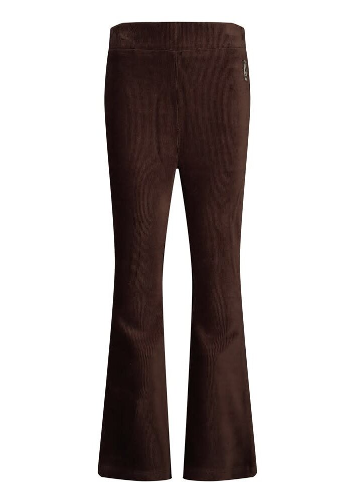 Jubel Flared broek velours rib - City Chic Bruin