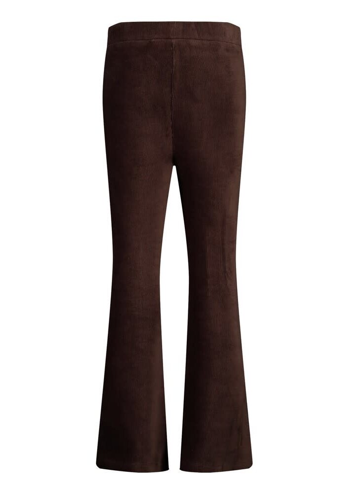 Jubel Flared broek velours rib - City Chic Bruin
