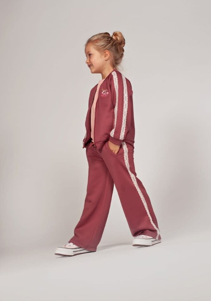Jubel Sporty broek - Moon Flowers Mauve
