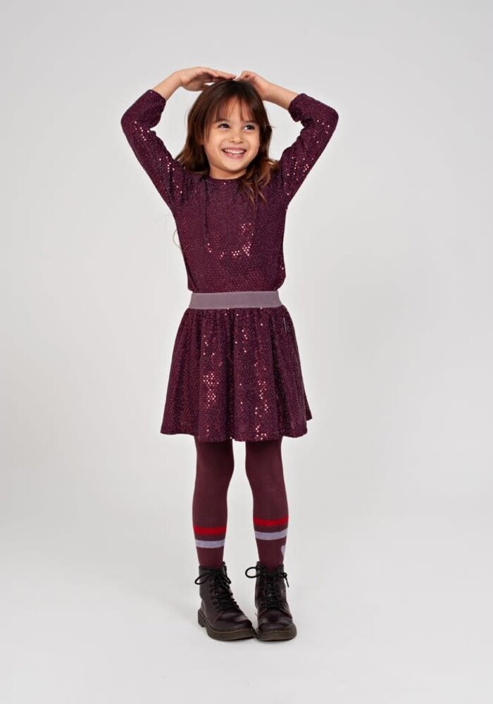 Jubel Pailetten rok - Daily Princess Bordeaux