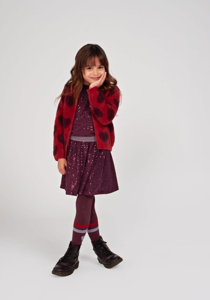 Jubel Pailetten rok - Daily Princess Bordeaux