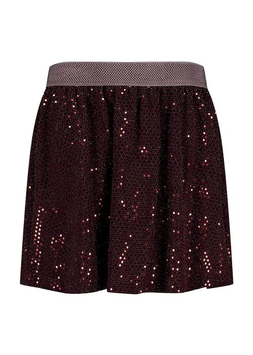 Jubel Jubel Pailetten rok - Daily Princess Bordeaux