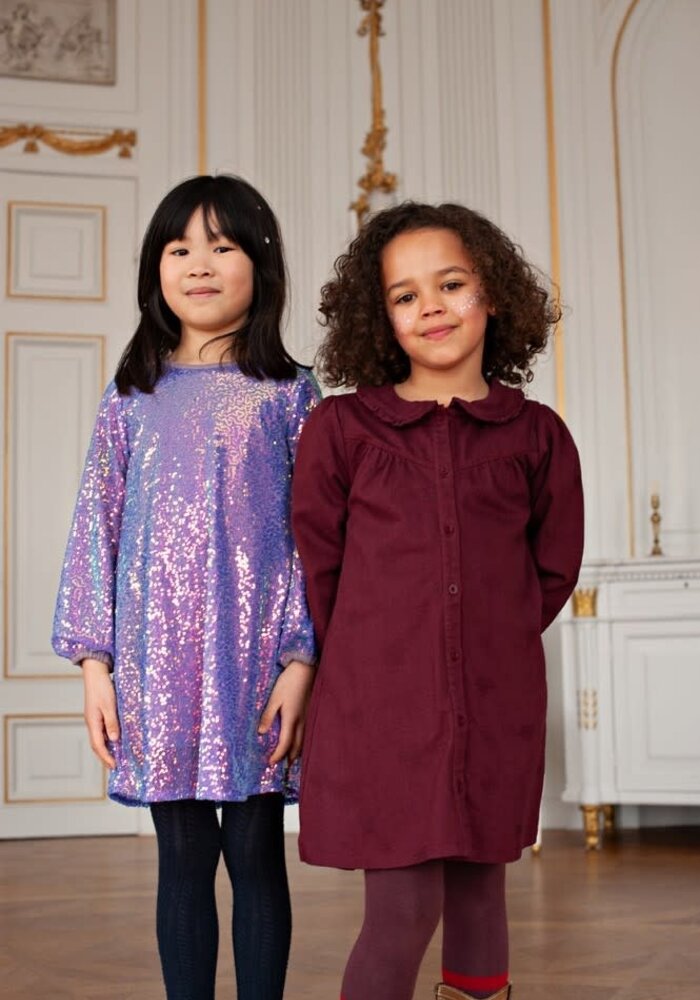 Jubel Jurk - Daily Princess Bordeaux