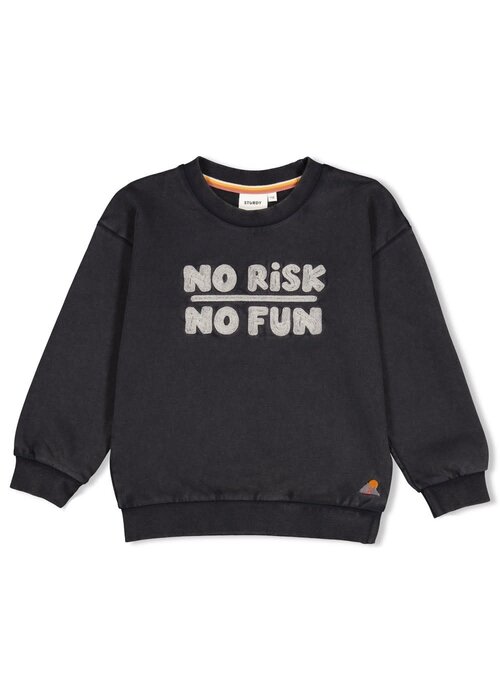 Sturdy Sturdy Sweater relaxed fit - Mountain top Antraciet