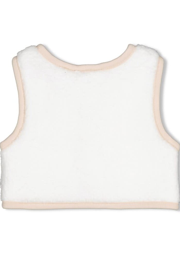 Feetje Teddy gilet - Penguin Cuddles Offwhite