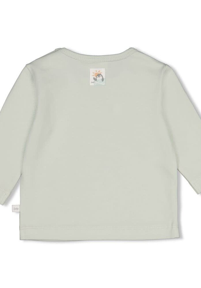 Feetje Longsleeve - Penguin Cuddles Mint
