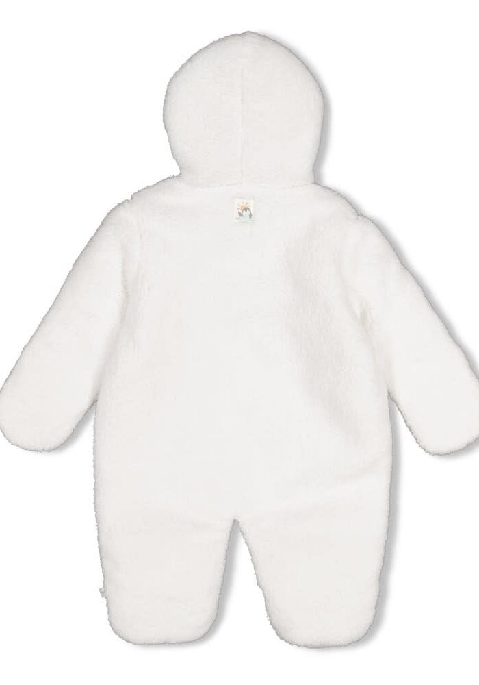 Feetje Teddy pak met capuchon - Penguin Cuddles Offwhite