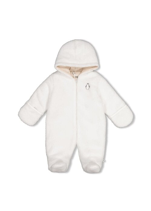 Feetje Feetje Teddy pak met capuchon - Penguin Cuddles Offwhite