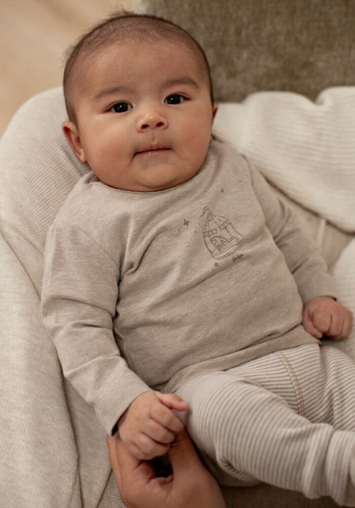 Feetje Longsleeve - The Cuddle Company Bruin melange