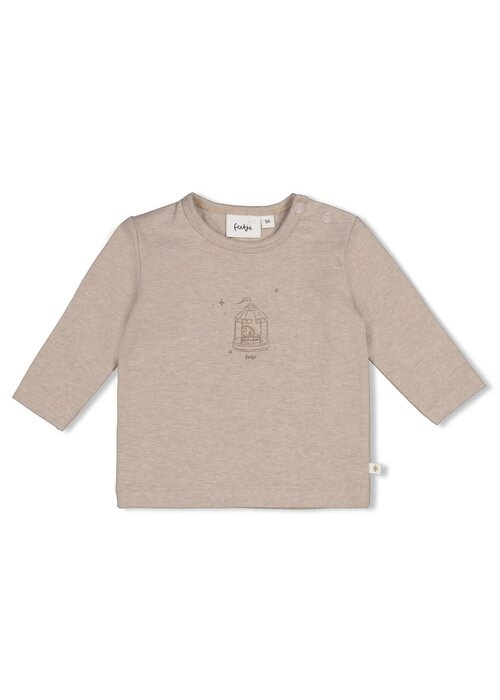 Feetje Feetje Longsleeve - The Cuddle Company Bruin melange