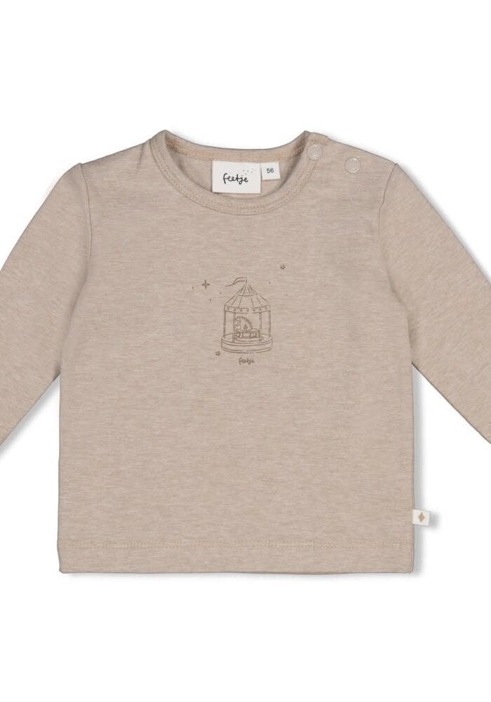 Feetje Longsleeve - The Cuddle Company Bruin melange