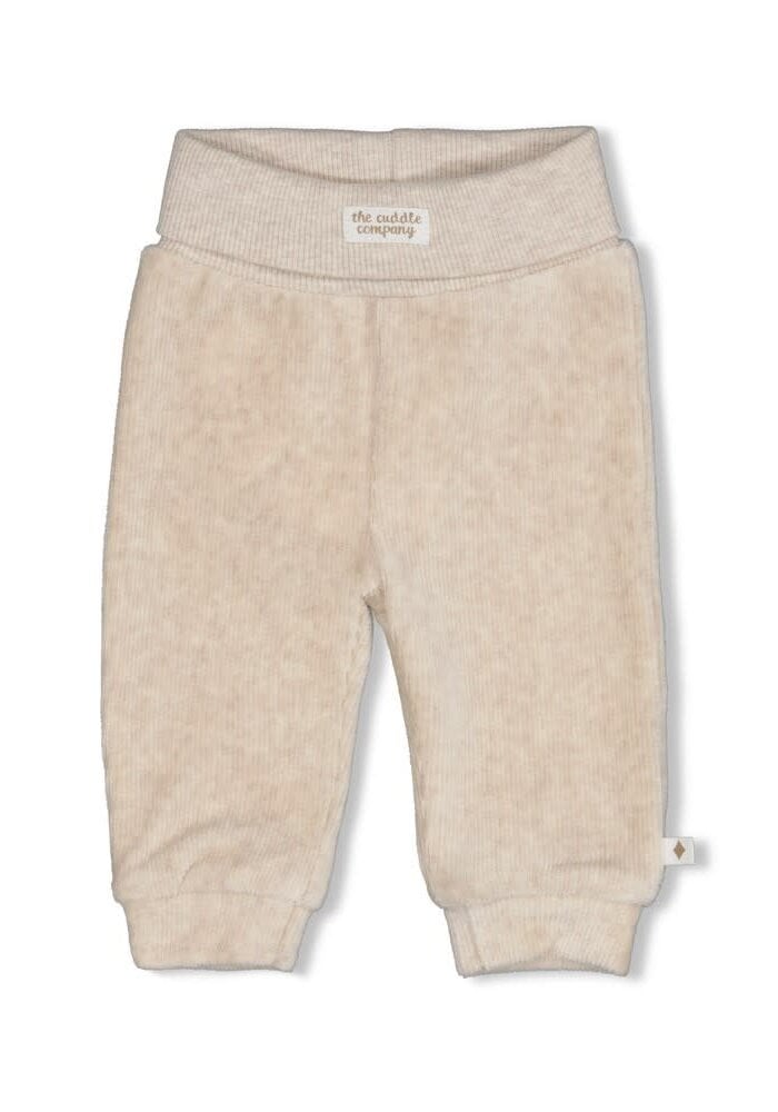 Feetje Broek velours rib - The Cuddle Company Taupe melange