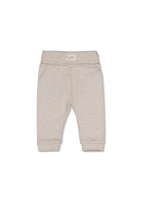 Feetje Feetje Broek streep - The Cuddle Company Bruin melange