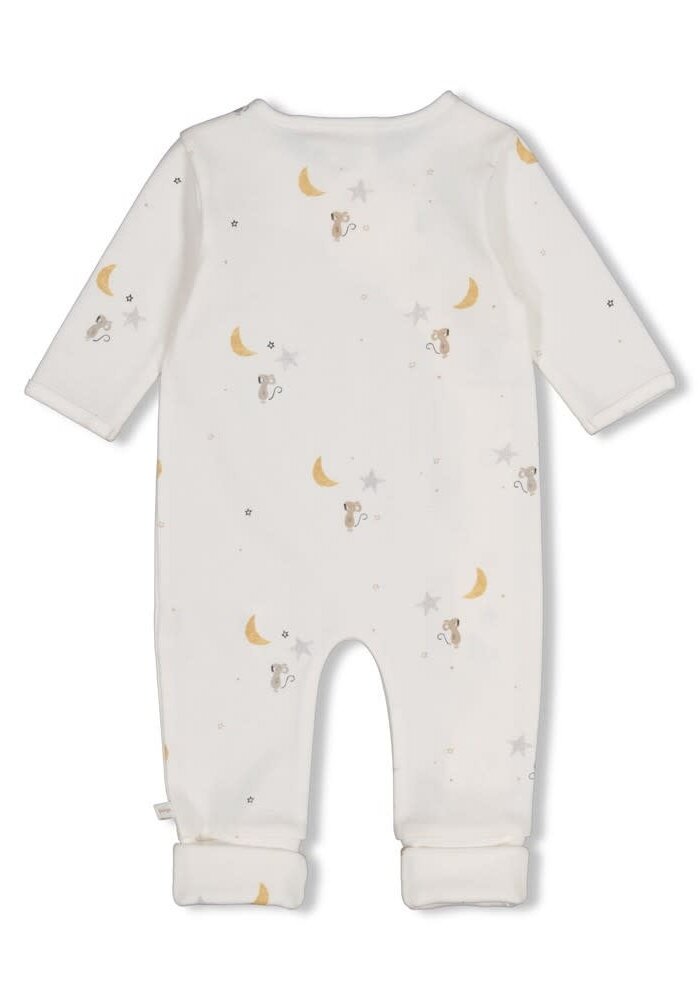 Feetje Pak omslagvoet AOP - Over the Moon for You Offwhite