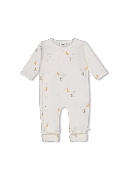 Feetje Feetje Pak omslagvoet AOP - Over the Moon for You Offwhite