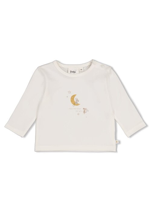 Feetje Feetje Longsleeve - Over the Moon for You Offwhite