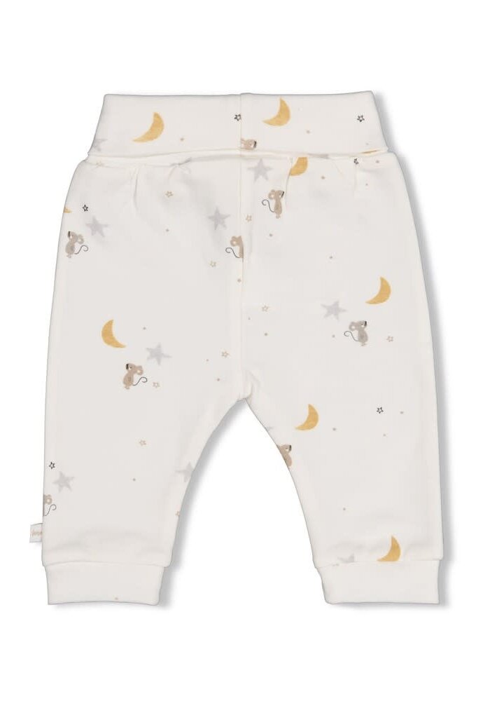 Feetje Broek AOP - Over the Moon for You Offwhite