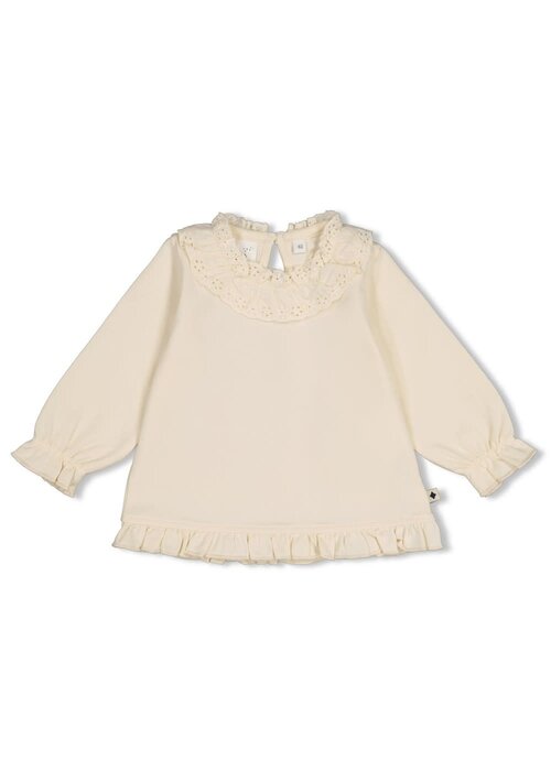 Feetje Feetje Longsleeve met kraag - Winter Denims Offwhite