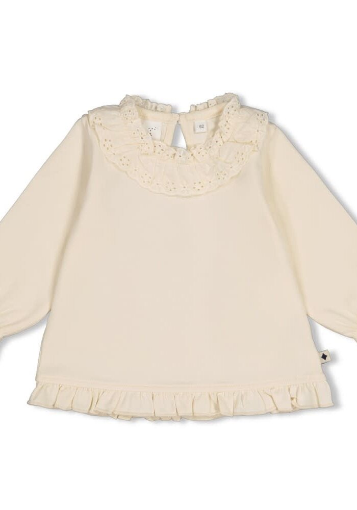 Feetje Longsleeve met kraag - Winter Denims Offwhite