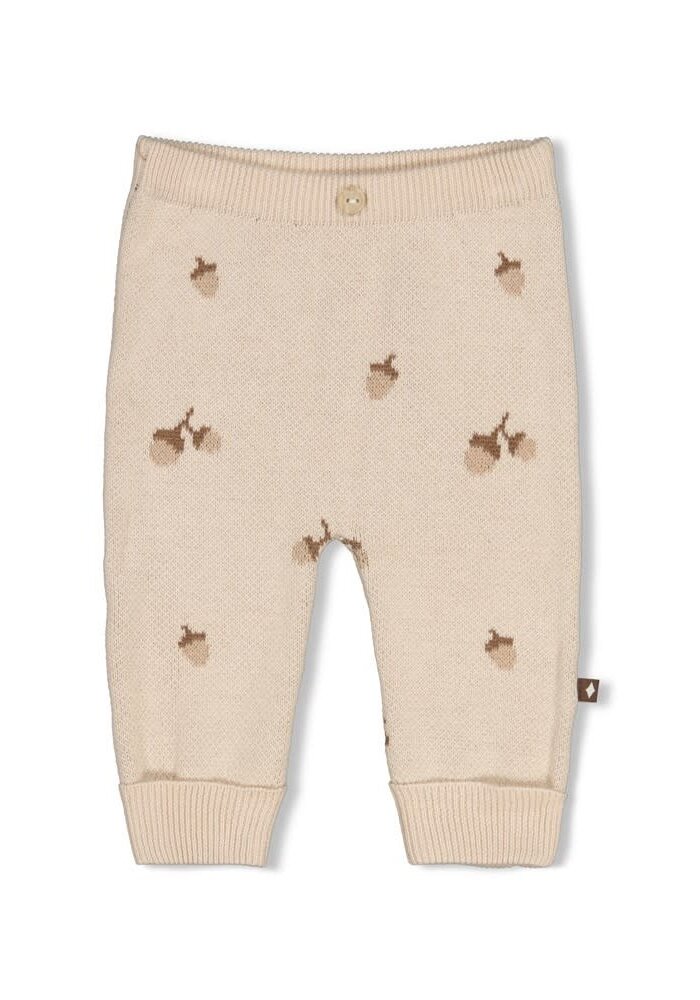 Feetje Broek gebreid AO - The Knits Zand