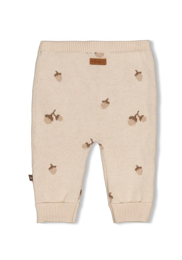 Feetje Broek gebreid AO - The Knits Zand