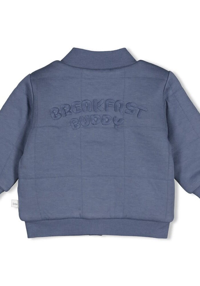 Feetje Omkeerbaar bomberjack - Breakfast Buddy Blauw