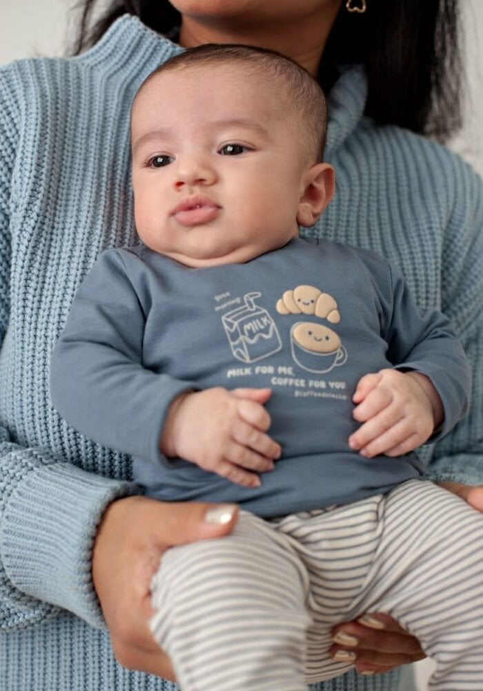 Feetje Longsleeve - Breakfast Buddy Blauw