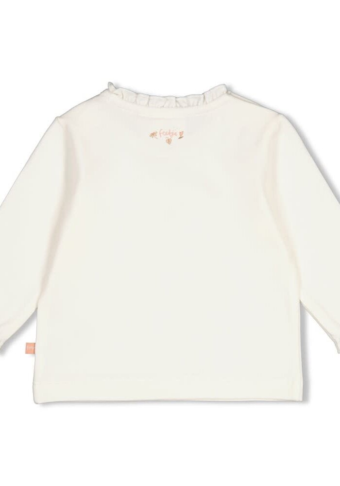 Feetje Longsleeve - Fall in Love Offwhite