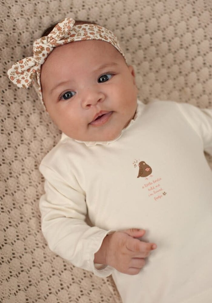 Feetje Longsleeve - Fall in Love Offwhite
