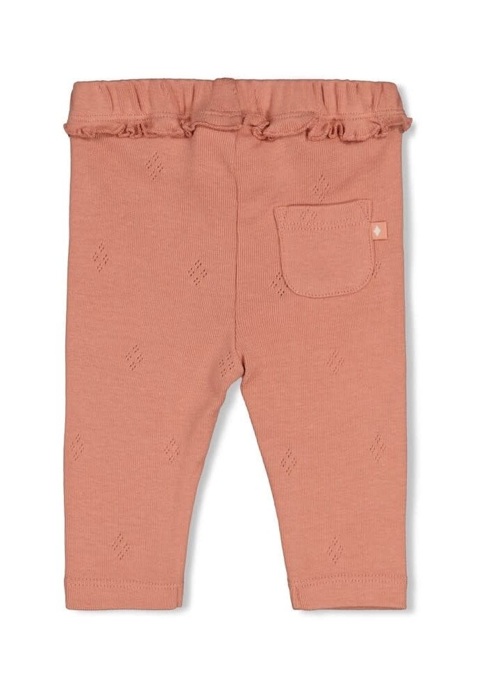 Feetje Legging pointelle rib - Fall in Love Roze