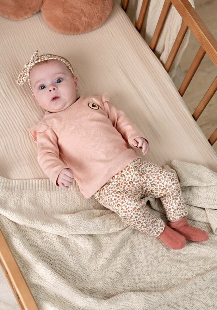 Feetje Legging AOP - Fall in Love Offwhite